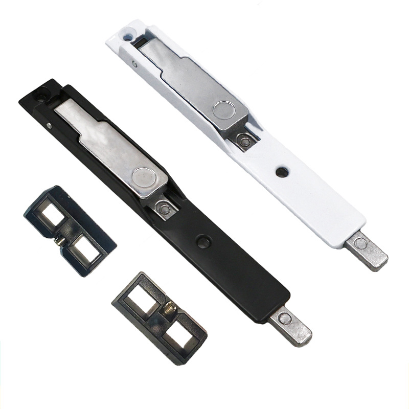 Deleroon dvopunktni brava za vrata i prozore, zaključavanje u jednoj liniji, legura cinka i aluminija, moderan minimalistički dizajn