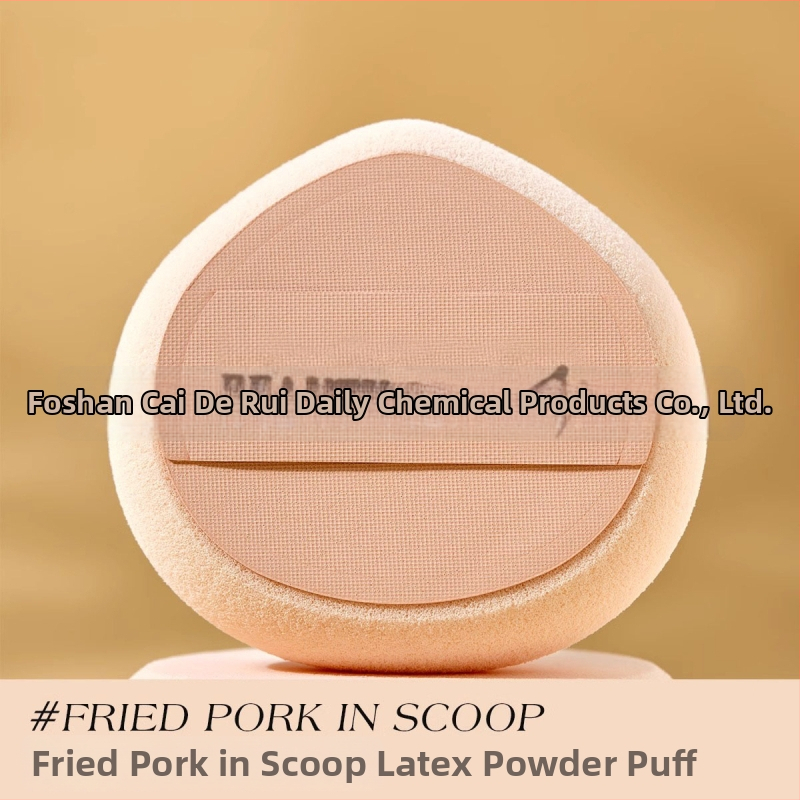 BEAUTY OBEY Suchý púder puff – Oválny tvar broskyňa, NBR latex, 1 ks