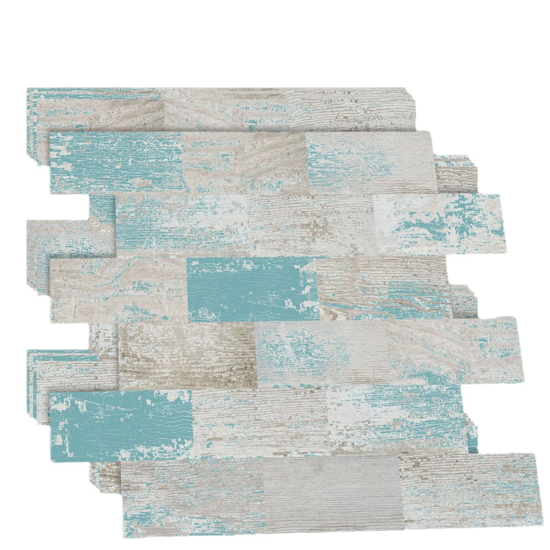 PVC αυτοκόλλητο τοίχου, αυτοκόλλητο, αδιάβροχο, ανθεκτικό στη μούχλα, αντιρύπανσης, μονόχρωμο σχέδιο, 5+ φύλλα