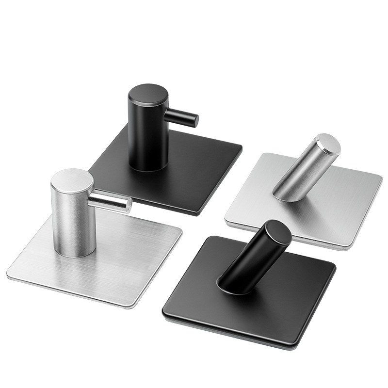 Concise-1 Cârlig din oțel inoxidabil 304 fără găuri pentru haine și depozitare în dulap — stil modern minimalist