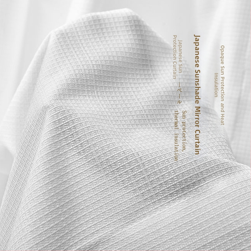 Jacquardové polyesterové závesy, polopriesvitné, nie priehľadné, do obývačky, spálne, balkóna a reštaurácie