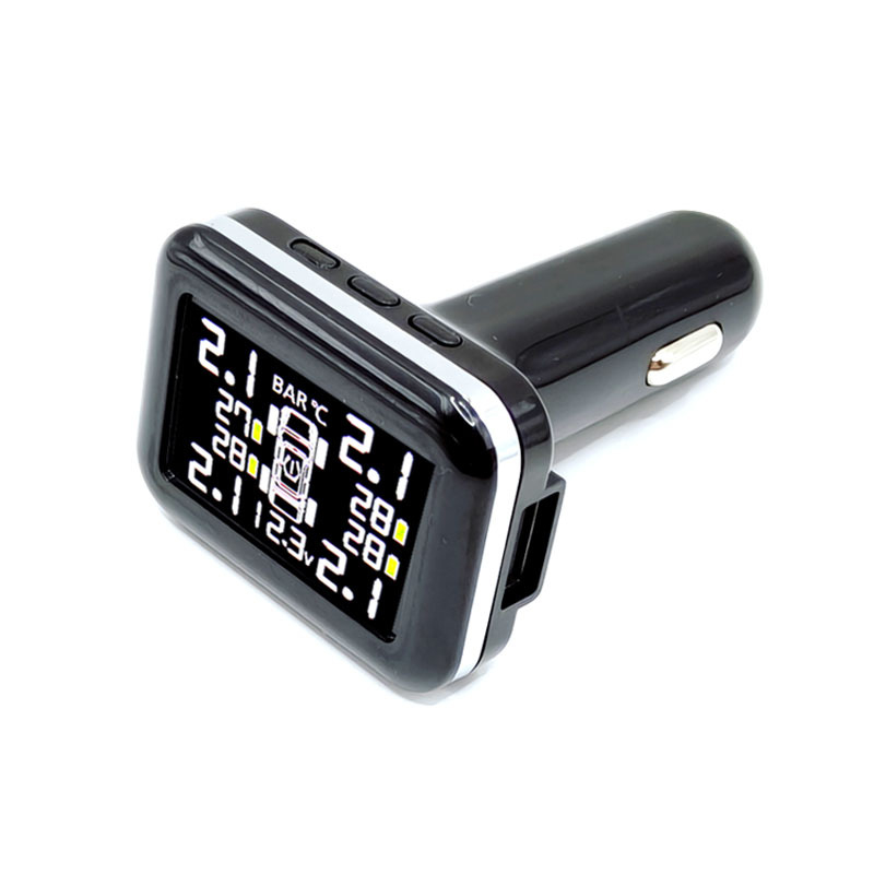 TPMS senzor za praćenje tlaka u gumama - Bluetooth, univerzalni, Model TR03, digitalni zaslon, Raspon 0-7 BAR
