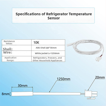 Xianghang NTC teplotný senzor, model 122, pre domáce spotrebiče