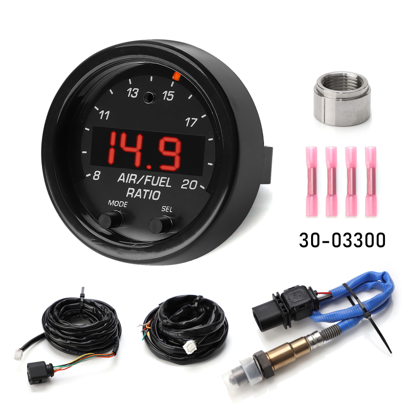 AFR mjerni set za modificirani trkaći automobil — senzor kisika širokog raspona (Brand: cnspeed; Model: YC102523-AF; Kompatibilnost: modificirani automobili za utrke; Materijal: ABS)