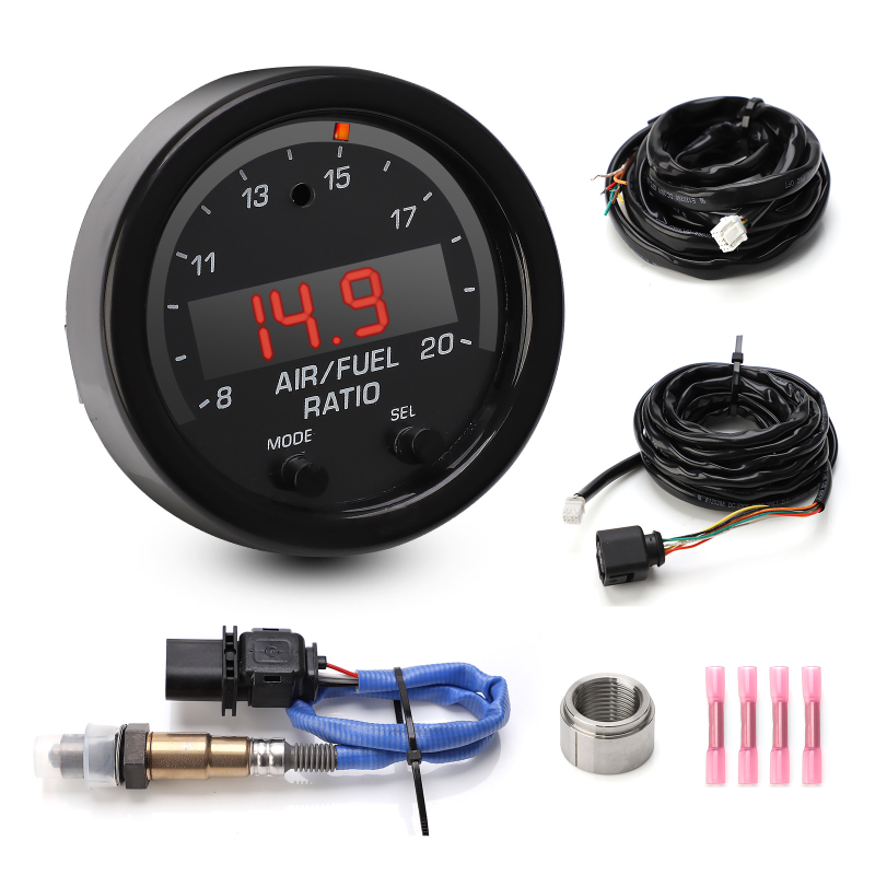 AFR mjerni set za modificirani trkaći automobil — senzor kisika širokog raspona (Brand: cnspeed; Model: YC102523-AF; Kompatibilnost: modificirani automobili za utrke; Materijal: ABS)
