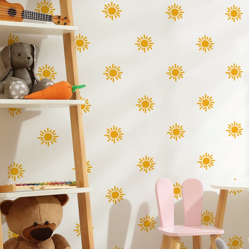 Funlife τοίχου αυτοκόλλητο PVC, Farm Life καρτούν, 5 τεμάχια, επίπεδη σχεδίαση, αδιάβροχο MEDWS311