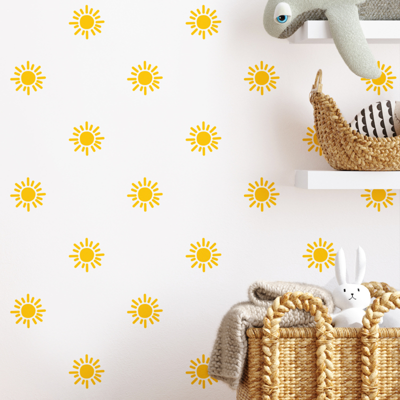 Funlife τοίχου αυτοκόλλητο PVC, Farm Life καρτούν, 5 τεμάχια, επίπεδη σχεδίαση, αδιάβροχο MEDWS311