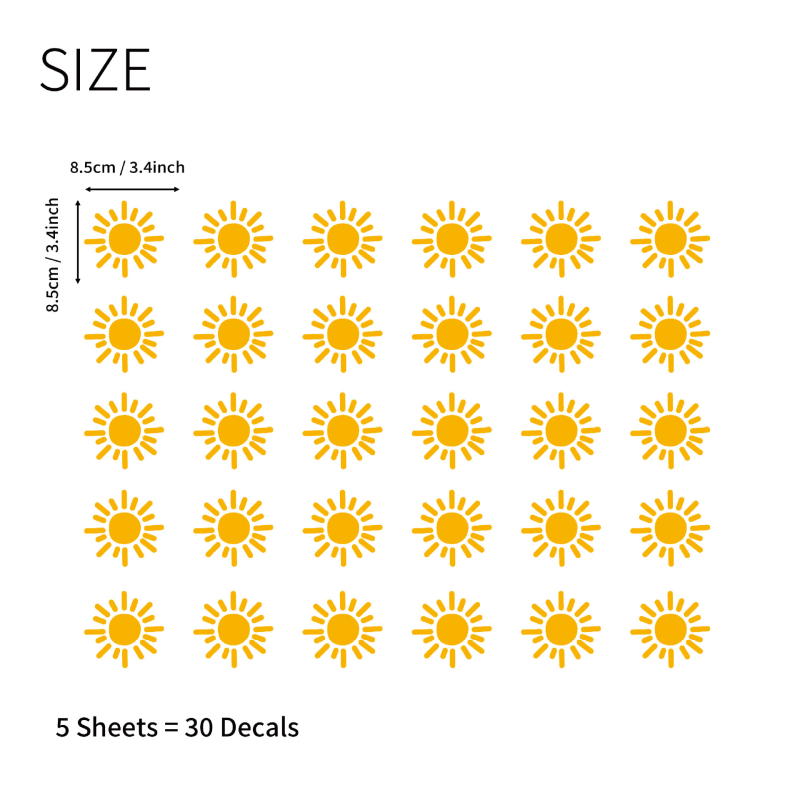 Funlife τοίχου αυτοκόλλητο PVC, Farm Life καρτούν, 5 τεμάχια, επίπεδη σχεδίαση, αδιάβροχο MEDWS311