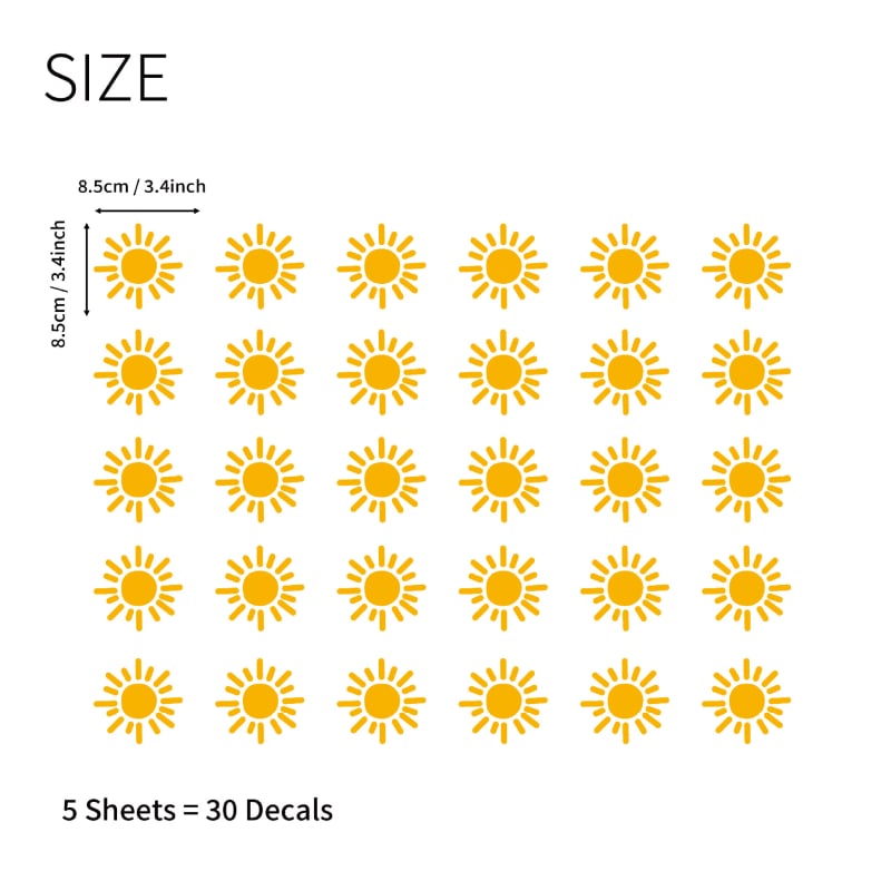 Funlife τοίχου αυτοκόλλητο PVC, Farm Life καρτούν, 5 τεμάχια, επίπεδη σχεδίαση, αδιάβροχο MEDWS311