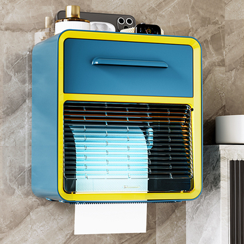 Държач за тоалетна хартия, стенен монтаж, водоустойчив, полипропилен (PP) материал, CE сертифициран