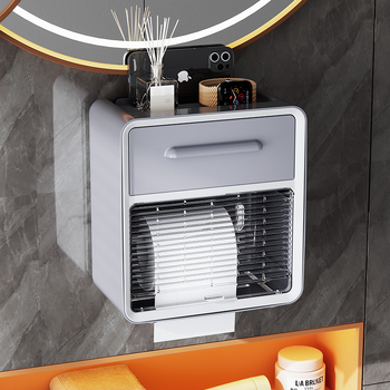 Държач за тоалетна хартия, стенен монтаж, водоустойчив, полипропилен (PP) материал, CE сертифициран