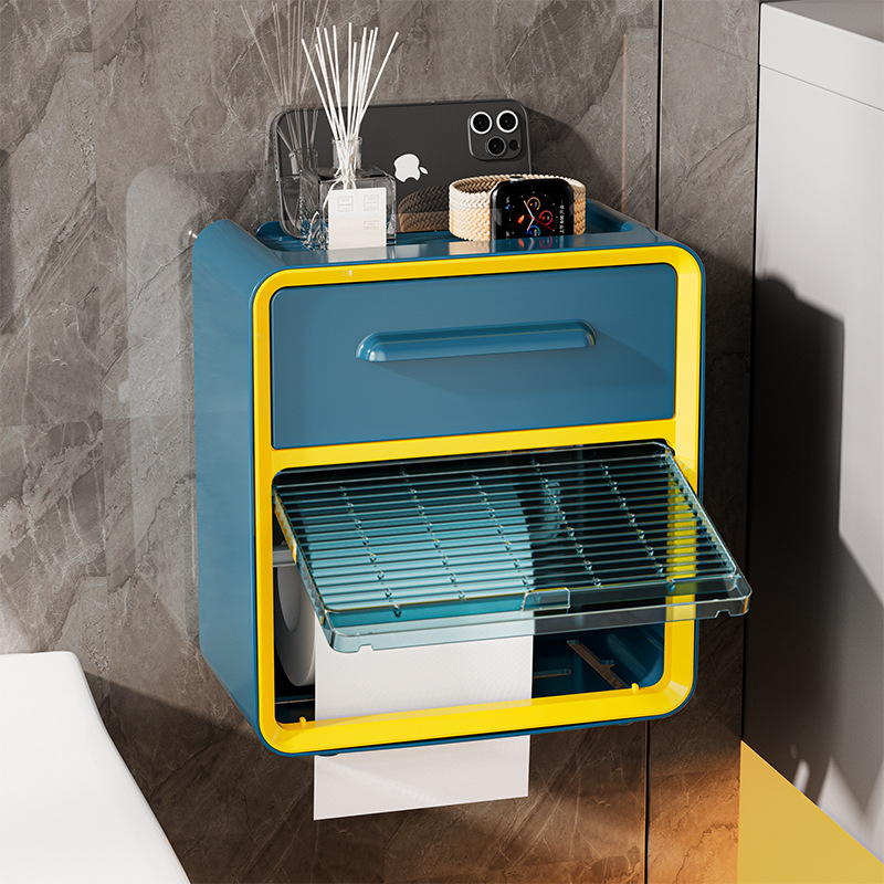 Държач за тоалетна хартия, стенен монтаж, водоустойчив, полипропилен (PP) материал, CE сертифициран