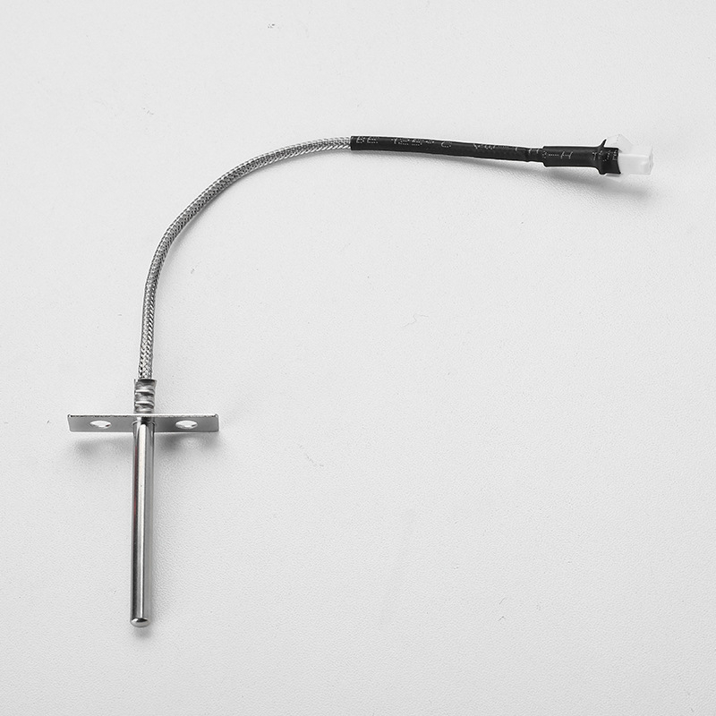 PT1000 Temperaturni Senzor s linijskom ugradnjom i učvršćivanjem nehrđajućim klipom; Marke: Minsen Electronics; Model: PT1000; Serija: PT; Primjene: Instrumentacija, Medicina, Automobilska industrija