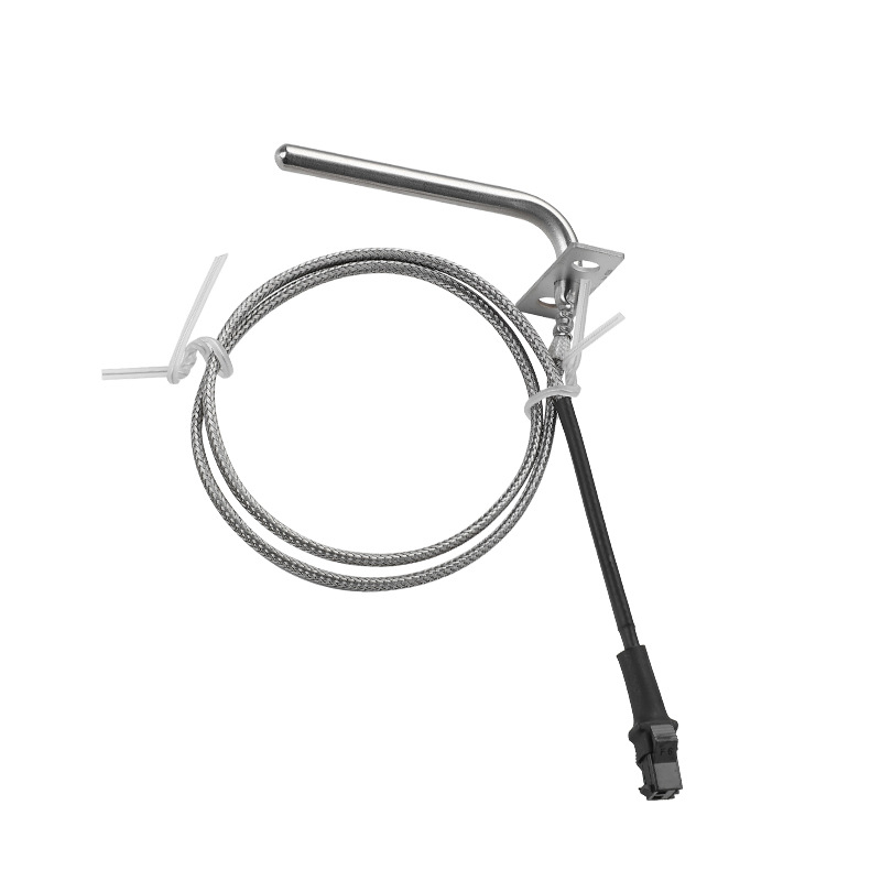 PT1000 Temperaturni Senzor s linijskom ugradnjom i učvršćivanjem nehrđajućim klipom; Marke: Minsen Electronics; Model: PT1000; Serija: PT; Primjene: Instrumentacija, Medicina, Automobilska industrija