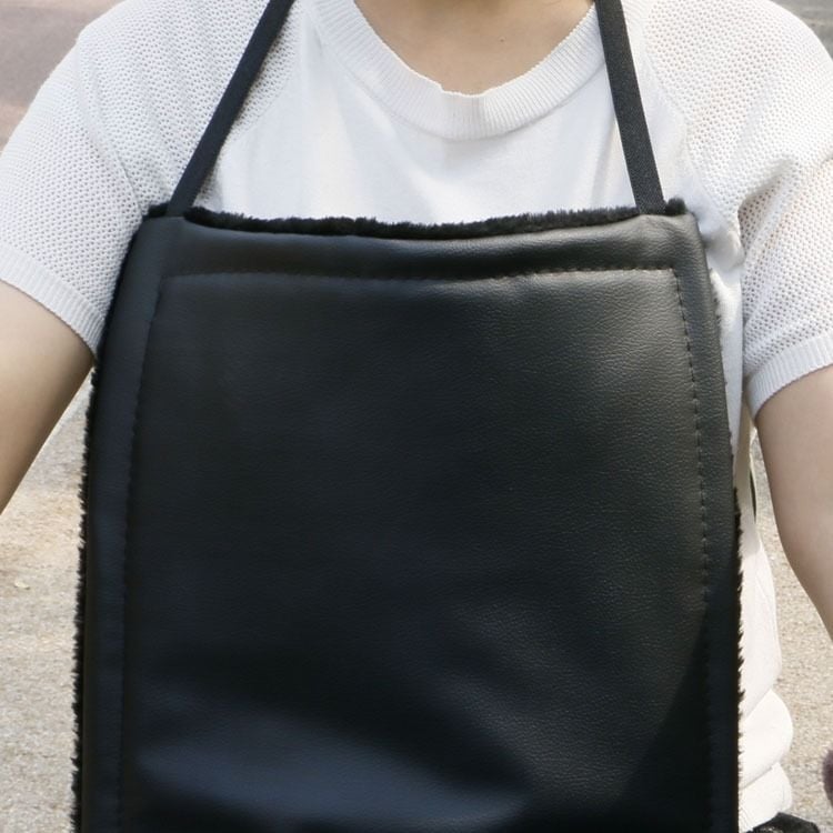 Зимно покритие за крак за електрически скутер и мотоциклет, подплатено флийсом, защита от дъжд, ръчно монтиране