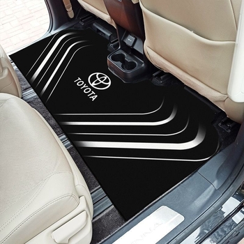 Podne prostirke za Toyota Sienna, srednji red, sedmeročlano vozilo; s logom; kod proizvoda 19z6h670283115