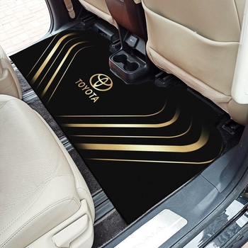 Podne prostirke za Toyota Sienna, srednji red, sedmeročlano vozilo; s logom; kod proizvoda 19z6h670283115