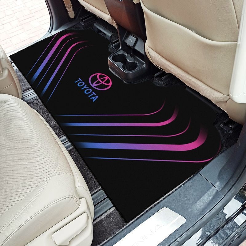 Podne prostirke za Toyota Sienna, srednji red, sedmeročlano vozilo; s logom; kod proizvoda 19z6h670283115