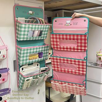 Nástenný zavesovací úložný vak na spodné prádlo, viacúčelový organizér z netkaného materiálu, trojrozmerný dizajn