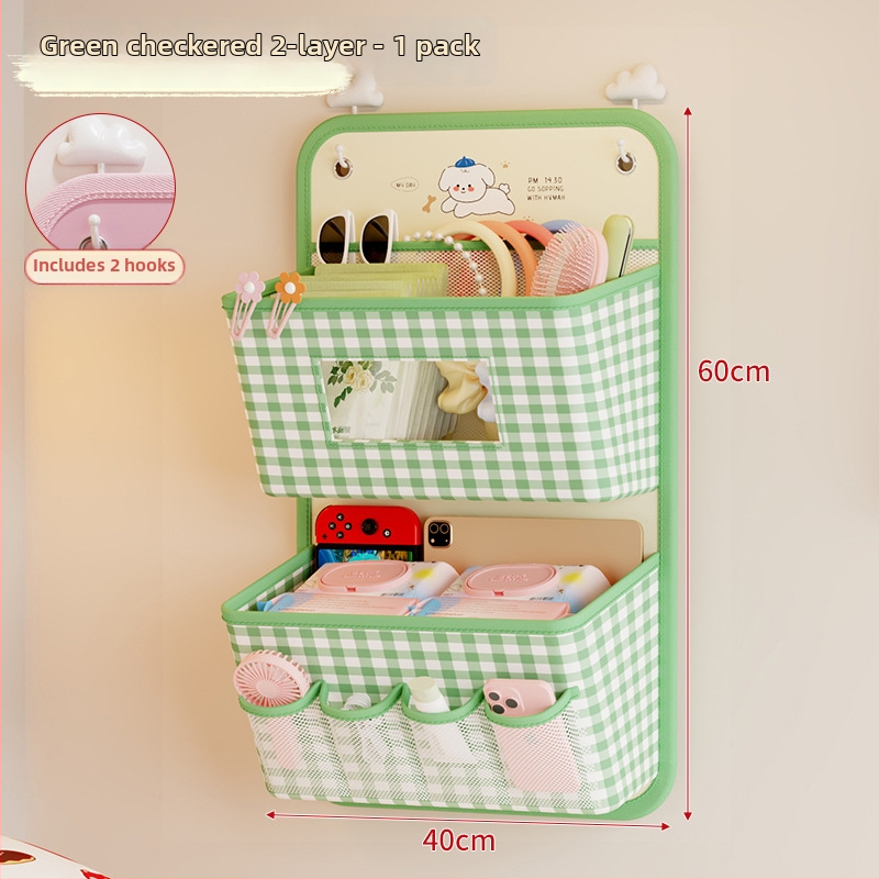 Nástenný zavesovací úložný vak na spodné prádlo, viacúčelový organizér z netkaného materiálu, trojrozmerný dizajn