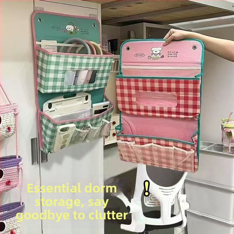 Nástenný zavesovací úložný vak na spodné prádlo, viacúčelový organizér z netkaného materiálu, trojrozmerný dizajn