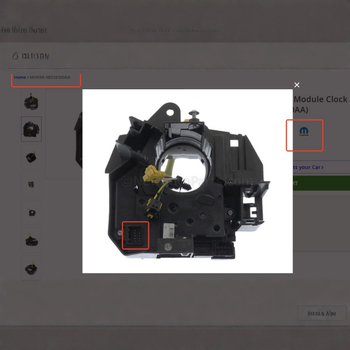 Szögérzékelő, 9-tűs a Dodge RAM 1500/2500/3500-hoz | Modellek: 68110739AE, 68459548AA, 68528300AA