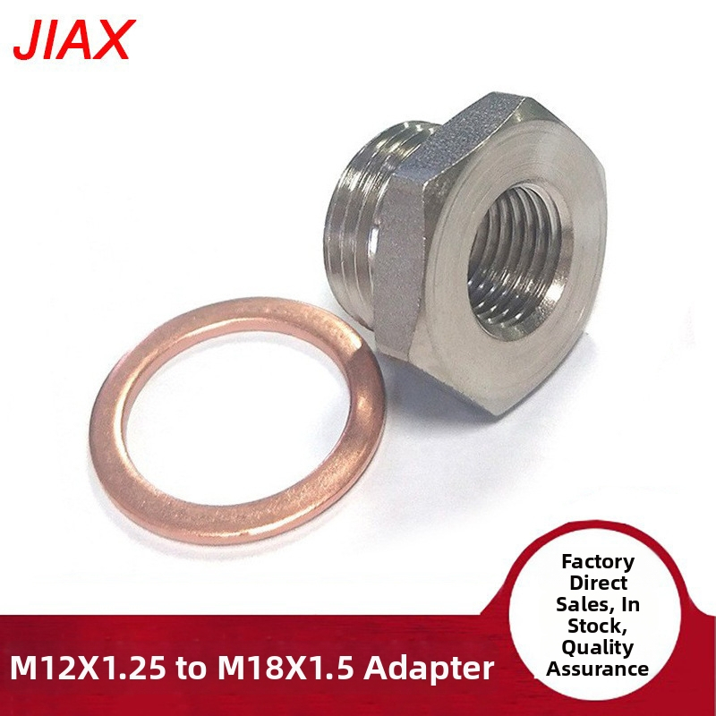 Zavrtni adapter za gorivo s navojem M12×1.25 na M18×1.5, spojni vijak za uljni filtar