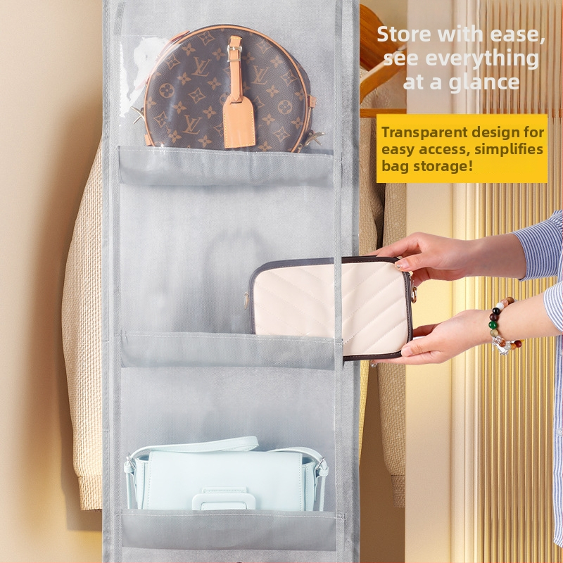 Κρεμαστή τσάντα αποθήκευσης AF55, μη υφασμένος υλικό, αποθήκευση υπνοδωματίου, κατάλληλο για τοίχο ή ντουλάπα