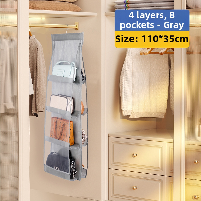 Κρεμαστή τσάντα αποθήκευσης AF55, μη υφασμένος υλικό, αποθήκευση υπνοδωματίου, κατάλληλο για τοίχο ή ντουλάπα