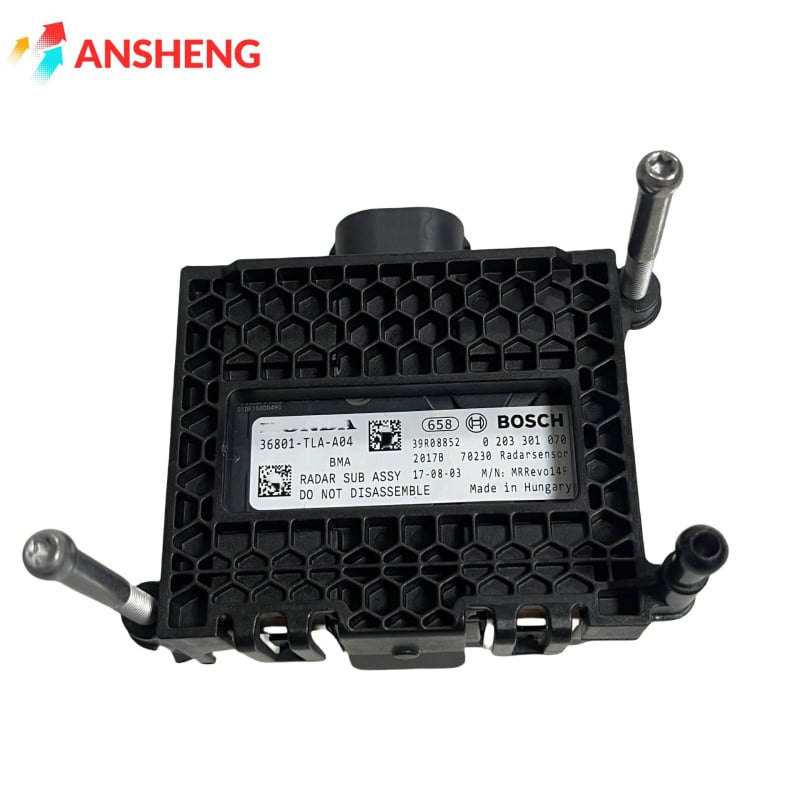 Prednji radar senzor adaptivnog tempomata – ANSHENG, modeli 36801TLAA04 i 36803TGGA52, OEM-kompatibilno, ABS materijal