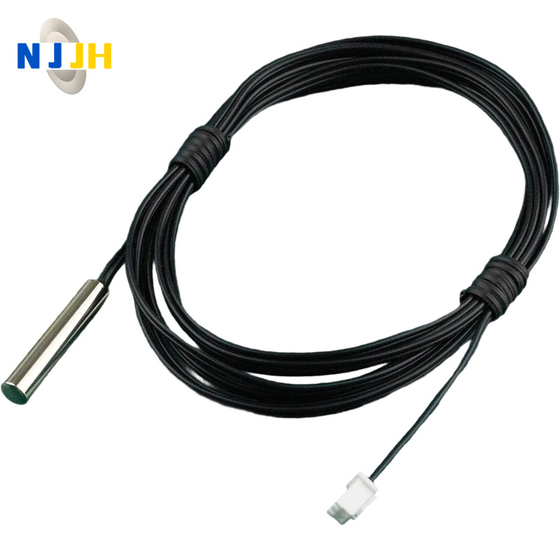 NTC senzor temperature, plug-in, 5K/10K/50K, za industrijsku, medicinsku i kućansku opremu; raspon -30°C do 300°C; materijali: nehrđajući čelik, aluminij, epoksidno brtvljenje