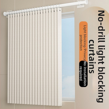 Kúpeľňová záves na okno, bez vŕtania, flanel, jednoduchý modern štýl pre obytné priestory (obývačka, spálňa)