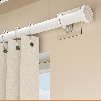 Завеса за баня за прозорец, без пробиване, фланелена, прост и модерен стил за поверителност (за дневна и спалня)