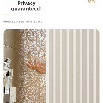 Kúpeľňová záves na okno, bez vŕtania, flanel, jednoduchý modern štýl pre obytné priestory (obývačka, spálňa)