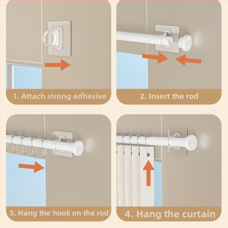 Kúpeľňová záves na okno, bez vŕtania, flanel, jednoduchý modern štýl pre obytné priestory (obývačka, spálňa)