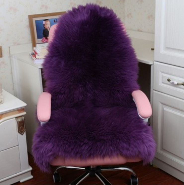 Jastuk od ovčje kože s integriranom kožom i krznom; prostirka od čiste vune za pod, za prozor, kauč, uz krevet i stolicu