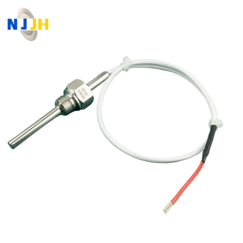 Pt100 platinski otporni senzor za temperaturu – sonda, priključak s utikačem, radni raspon -50°C do 300°C, materijal: nehrđajući čelik i aluminijeva legura, pogodan za industrijsku opremu, medicinsku opremu i kućanske aparate