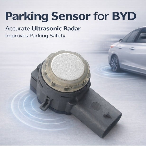 Radar posterior cu sunet STES-3603800 W36C, BYD compatibil, 4 sonde, 12V, rază de detecție 1