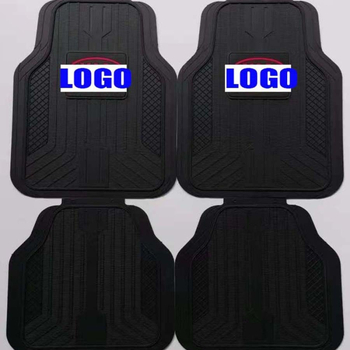 Гумени автомобилни подложки с лого Meiyi, универсални за общи модели, водоустойчиви и лесни за почистване, с възможност за персонализирана обработка