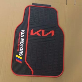 Гумени автомобилни подложки с лого Meiyi, универсални за общи модели, водоустойчиви и лесни за почистване, с възможност за персонализирана обработка