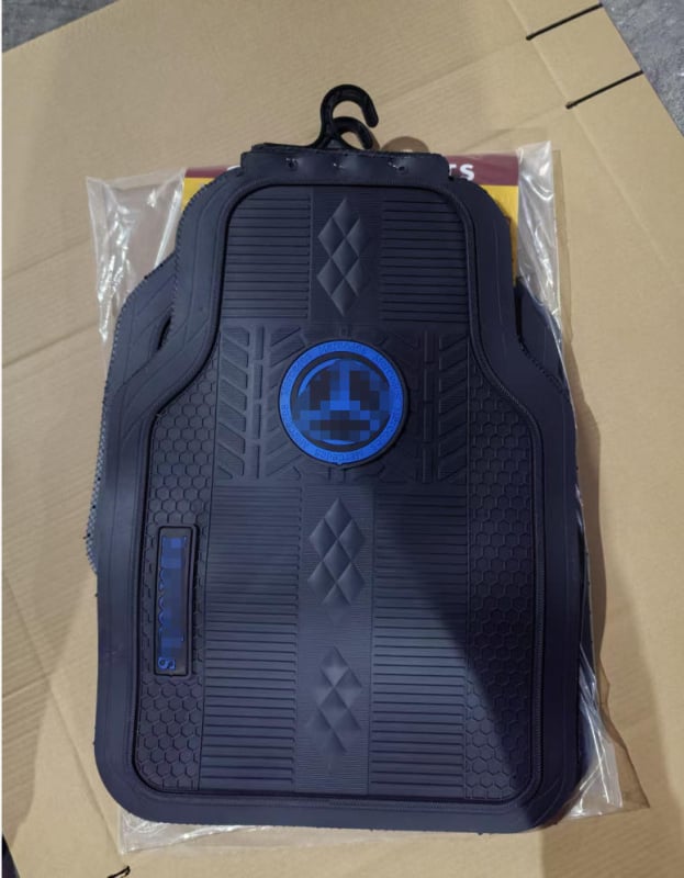 Гумени автомобилни подложки с лого Meiyi, универсални за общи модели, водоустойчиви и лесни за почистване, с възможност за персонализирана обработка