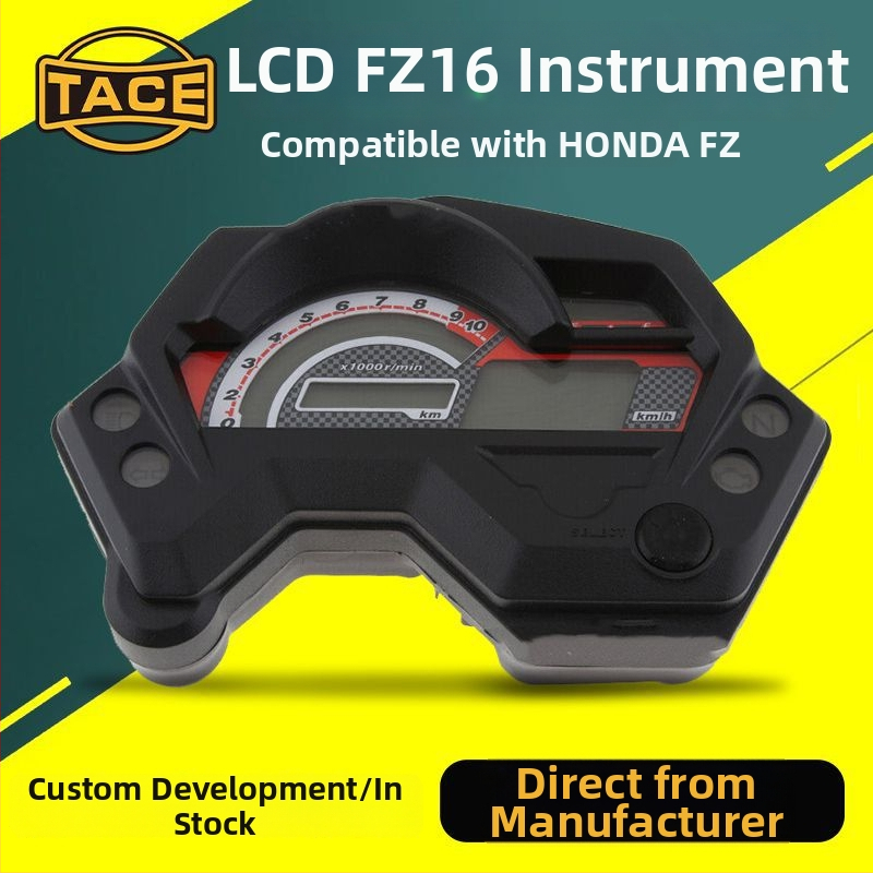Motocyklový prístrojový panel pre FZ16 – značka TACE, ABS telo, hmotnosť 329 g
