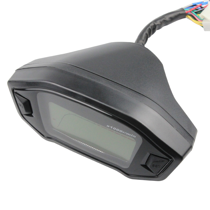 Hourglass YB LCD instrument ploča za motocikl - Plastika, Preciznost 0.1, Težina 0.5, Kompatibilan s motociklima