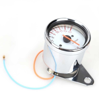 Тахометр за мотоциклет, модел ZS-1.3-1.6, 12V, мощност 1W, съвместим с 12V универсални модели