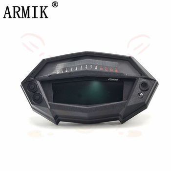 Univerzalni digitalni LCD tahometar za motocikl s odometrom Kawasaki Z1000 – model MD-YB-001, materijal ABS + LCD