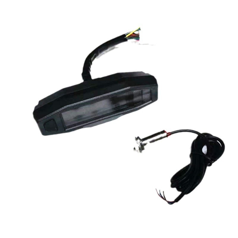 LCD панел за прибори на мотоциклет, модел: LCD инструментален панел, съвместим с общи модификации, без персонализация