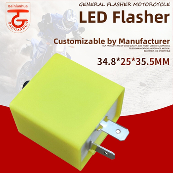 LED blikač na motocykel s nastaviteľnou frekvenciou - 12-30V, 50W, model 311-13, kompatibilný s väčšinou motocyklov