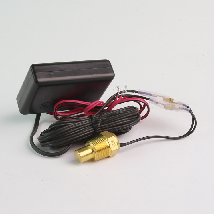 Цифров електронен измервател на температурата на водата за автомобили, камиони, багери и палетни колички — диапазон на вход 9–33V, ABS пластмаса, цифров дисплей