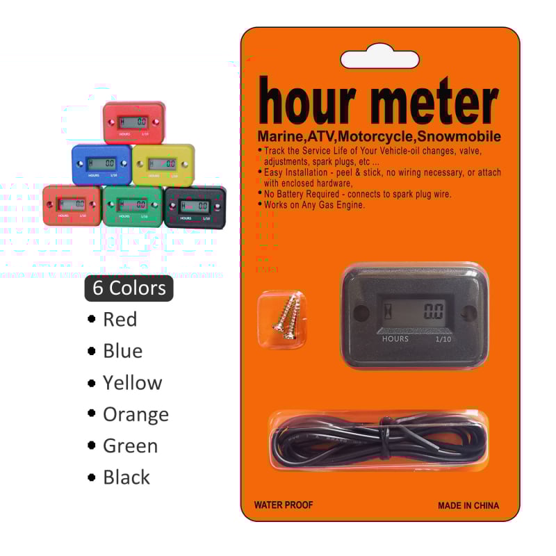 Часомер за мотоциклет с цифров дисплей и хронограф, модели A031/A032/A033