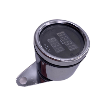 Motociklistički instrument panel sa brzinomjerom, odometrom, pokazivačem razine goriva i LCD tahometrom — 12V, univerzalno, SLGJMP